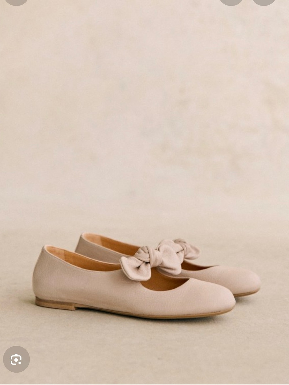 NIB Sezane bow low ballet flats rarely！